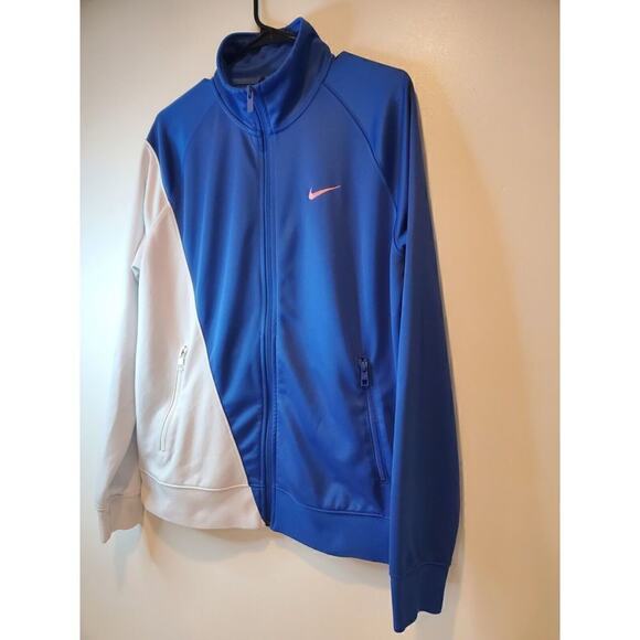 Nike Sportswear Swoosh Logo Men's Sz L Track Jacket Warmup Full Zip BV5287 - Picture 3 of 9